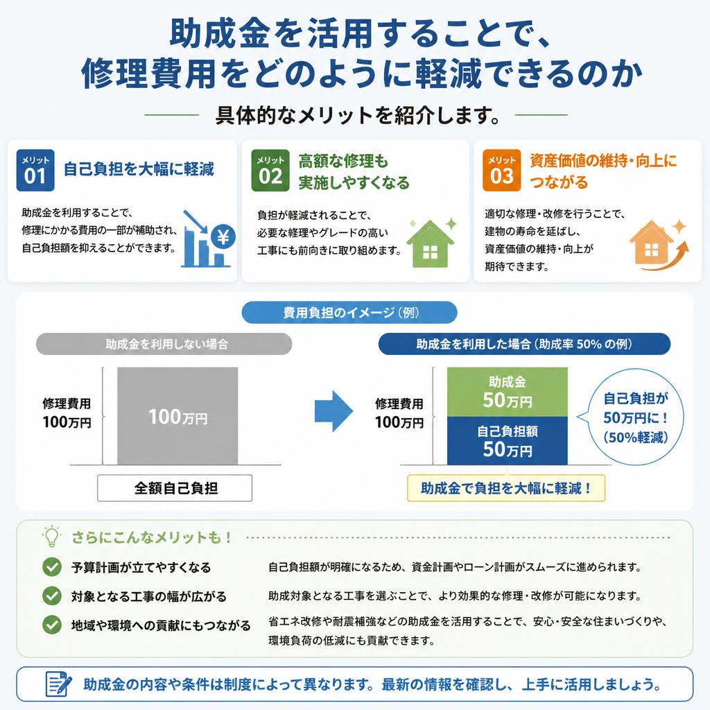 2. 助成金を利用するメリット