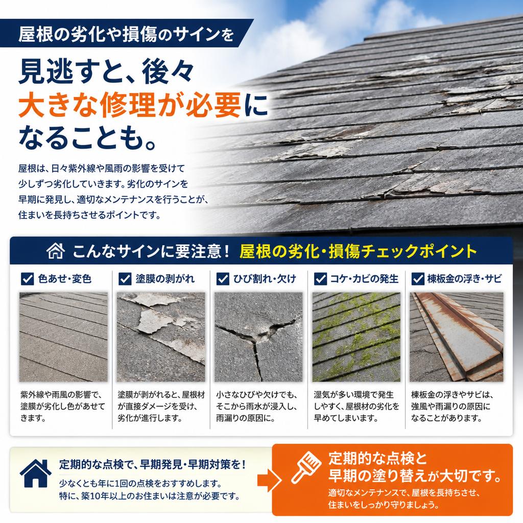 塗装のサインを見逃さないで！
