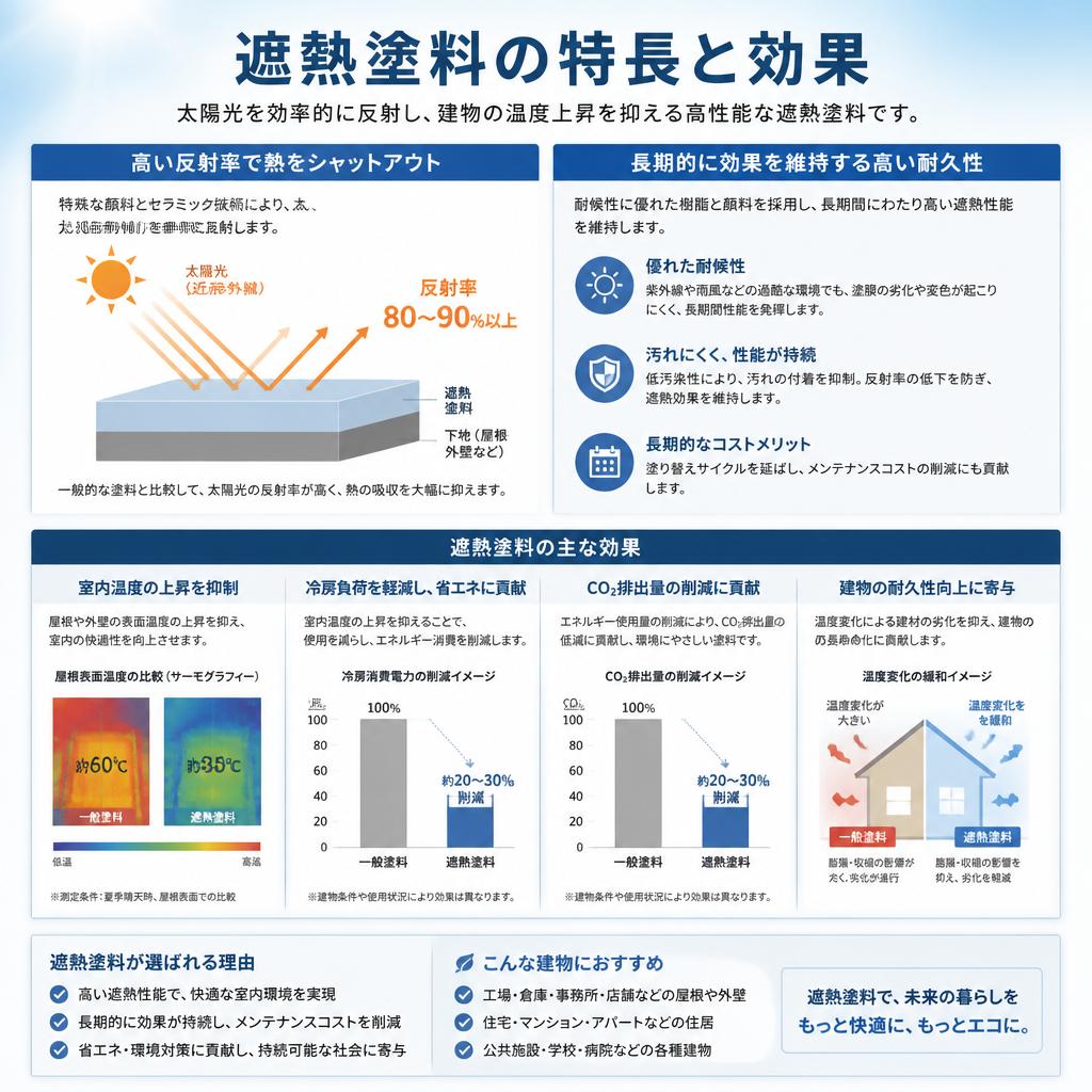 遮熱塗料の特長