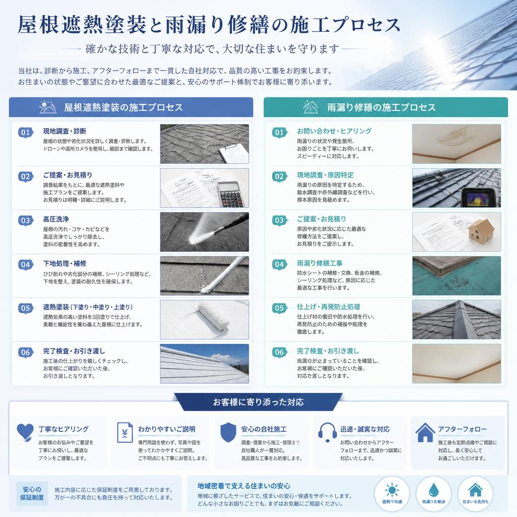 施工の流れ